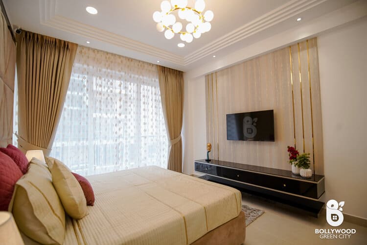 Bollywood Green City Luxury 3BHK Floor - Master Bedroom